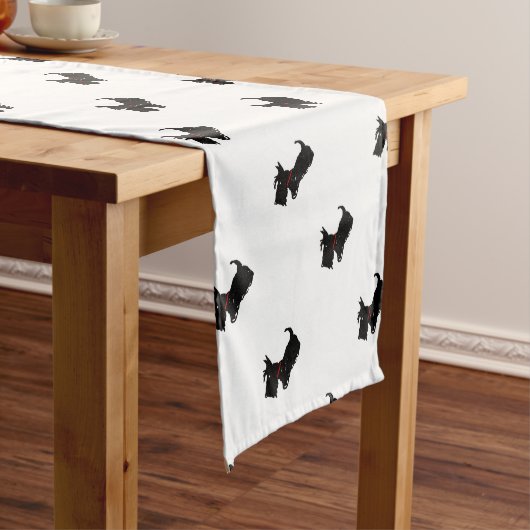 Scottie Dog Korte Tafelloper (Voorbeeld)