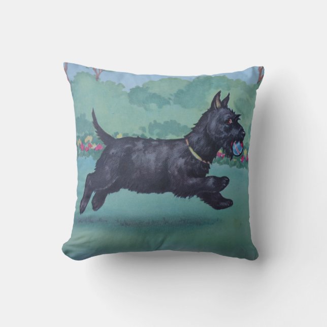 Scottie Dog Kussen (Voorkant)
