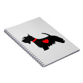 Scottie Dog-laptop Notitieboek (Rechterzijde)