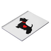 Scottie Dog-laptop Notitieboek (Linkerzijde)