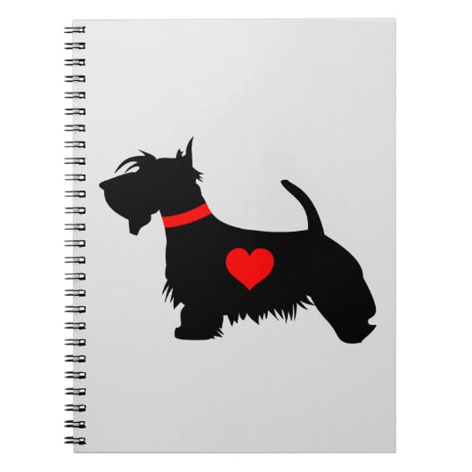Scottie Dog-laptop Notitieboek (Voorkant)
