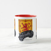 Scottie Dog Lion Rampant Flag Mok (Midden)