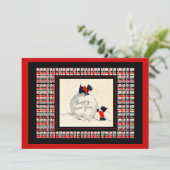 Scottie Dog New Years open house Kaart (Staand voorkant)