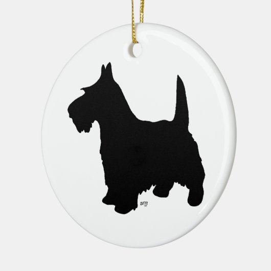 Scottie Dog Ornament (Links)
