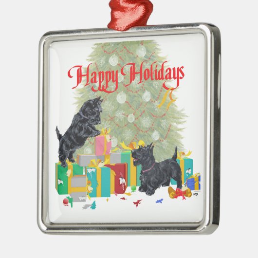 Scottie Dog Ornament (Links)