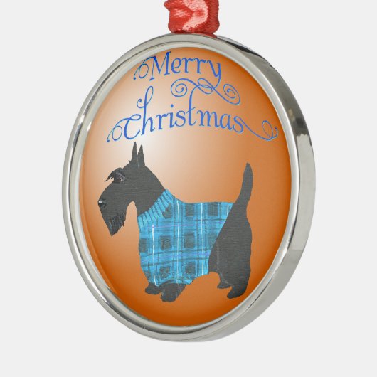 Scottie Dog Ornament (Links)