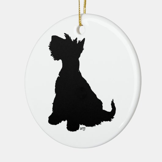 Scottie Dog Ornament (Links)