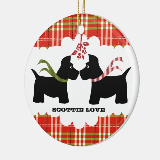 Scottie Dog Ornament (Links)