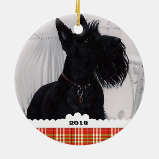 Scottie Dog Ornament (Achterkant)