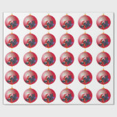 Scottie Dog Ornament Cadeaupapier (Vlak)