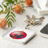 Scottie Dog Ornament Sleutelhanger (Zijkant)