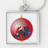 Scottie Dog Ornament Sleutelhanger (Voorkant)