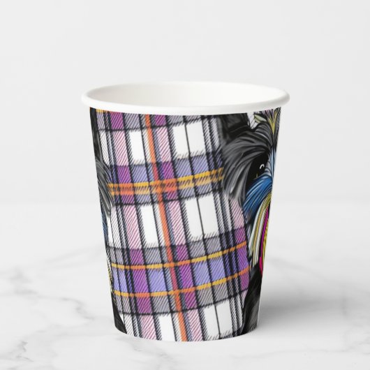 Scottie Dog Papieren Bekers (Achterkant)