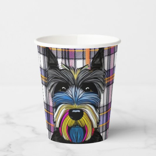 Scottie Dog Papieren Bekers (Links)