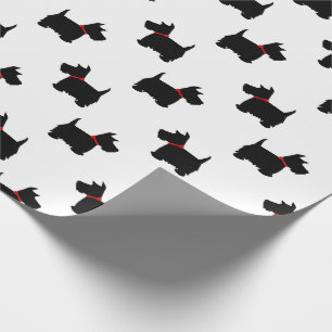 Scottie Dog Pattern Cadeaupapier