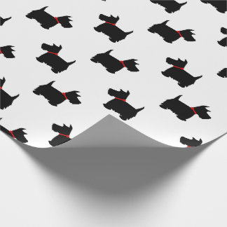 Scottie Dog Pattern Cadeaupapier