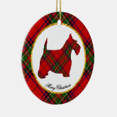 Scottie Dog Personaliseren Keramisch Ornament (Rechts)