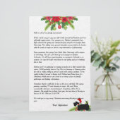 Scottie Dog Plaid Kerstmis Nieuwsbrief Aangepast Briefpapier (Staand voorkant)