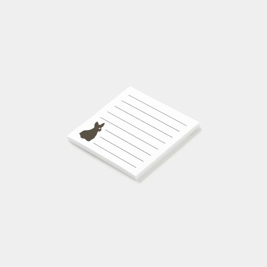 Scottie Dog Post-it® notes (Schuin)