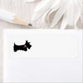 Scottie Dog retouradres Etiket (Insitu)