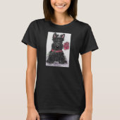 Scottie Dog roos t shirt Birthday Kerstmis (Voorkant)