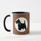 Scottie Dog Scotch Pset Kerstmis Mok (Links)