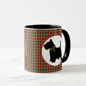 Scottie Dog Scotch Pset Kerstmis Mok (Voorkant rechts)