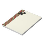 Scottie Dog Scotch Pset Kerstmis Notitieblok (Linkerzijde)