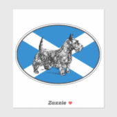Scottie Dog Scottish Terrier Scotland vinyl Sticker (Vel)