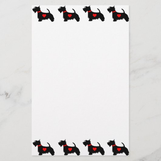 Scottie Dog Stationery Briefpapier (Voorkant)