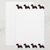 Scottie Dog Stationery Briefpapier (Voorkant / Achterkant)