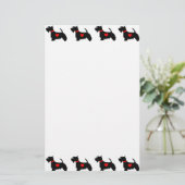 Scottie Dog Stationery Briefpapier (Staand voorkant)