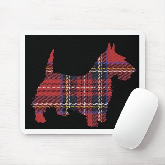 Scottie Dog Tartan Muismat (Met muis)