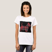 Scottie Dog Tartan T-shirt (Voorkant volledig)