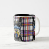 Scottie Dog Tweekleurige Koffiemok (Voorkant rechts)