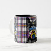 Scottie Dog Tweekleurige Koffiemok (Voorkant links)