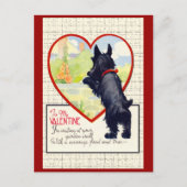 Scottie dog Valentijn Scottish Terrier Feestdagenkaart (Voorkant)
