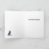 Scottie Dog Verjaardag wenst Kaart (Binnen)