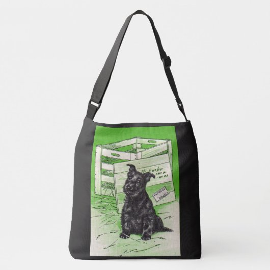 Scottie dog via speciale levering crossbody tas (Achterkant)