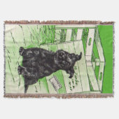 Scottie dog via speciale levering deken (Voorkant)