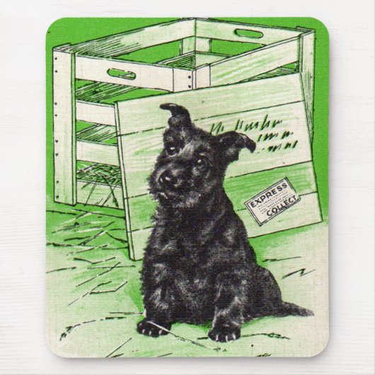 Scottie dog via speciale levering muismat (Voorkant)