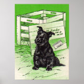 Scottie dog via speciale levering poster (Voorkant)