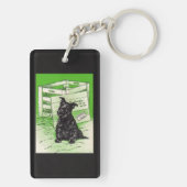 Scottie dog via speciale levering sleutelhanger (achterkant)