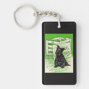Scottie dog via speciale levering sleutelhanger
