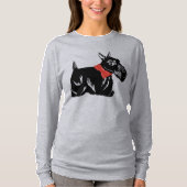 Scottie Dog Women's Long Sleeve T-Shirt (Voorkant)