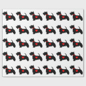 Scottie Dog Wrapping Paper Cadeaupapier (Vlak)