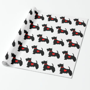 Scottie Dog Wrapping Paper Cadeaupapier