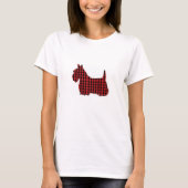 Scottie Dog (zwart en rood) T-shirt (Voorkant)