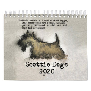 Scottie Dogs 2020 Agenda Kalender