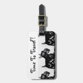 Scottie Dogs Bagagelabel (Voorkant verticaal)